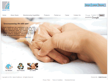 Tablet Screenshot of abarishealthcare.com
